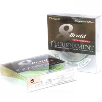 Плетеная леска DAIWA Tournament 8 Braid - 15 Lb (0.10мм) - 135м (тёмно-зелёная) Плетеная леска DAIWA Tournament 8 Braid - 15 Lb (0.10мм) - 135м (тёмно-зелёная)